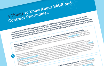 4 Things to Know About 340B and Contract Pharmacies