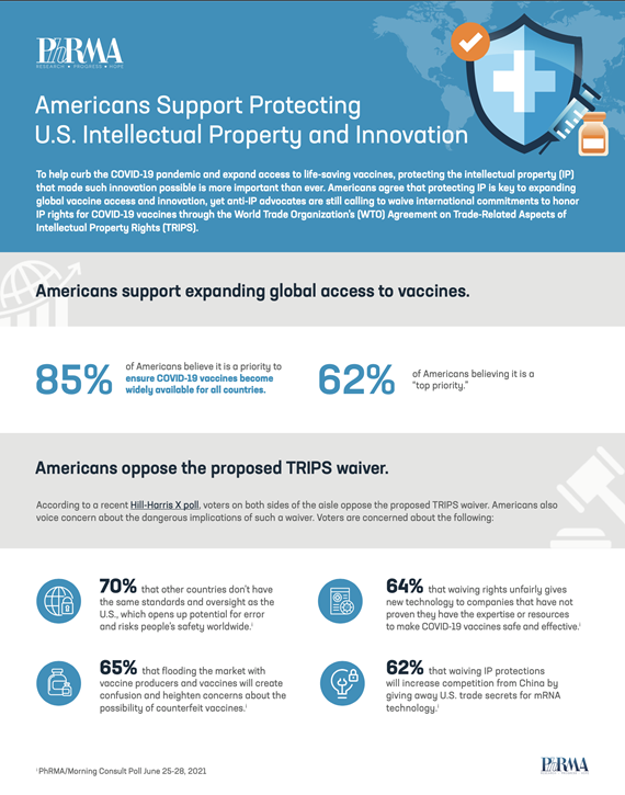 Americans Support Protecting US Intellectual Property and Innovation