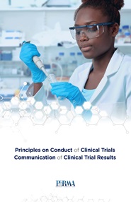 Title page of PhRMA's Principles of Conduct of Clinical Trials