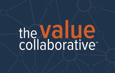 A graphic reading "The value Collaborative" with the word "value" in orange text