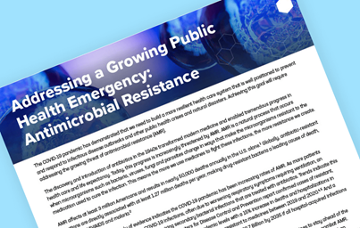 Teaser image for Addressing a growing public health emergency: antimicrobial resistance